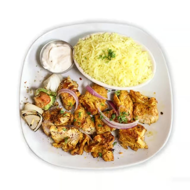Kids Grilled Chicken Kabob.