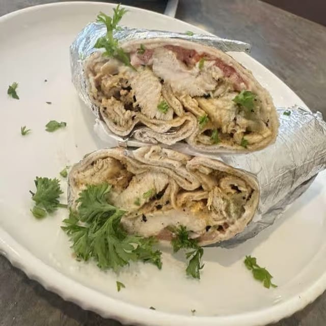 Chicken Kebab Wrap.