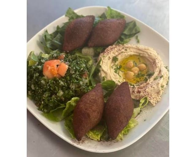 Kibbeh Platter.