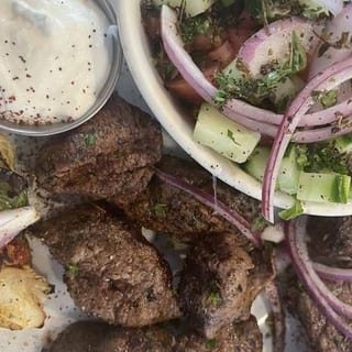 Beef Shish Kabob Platter